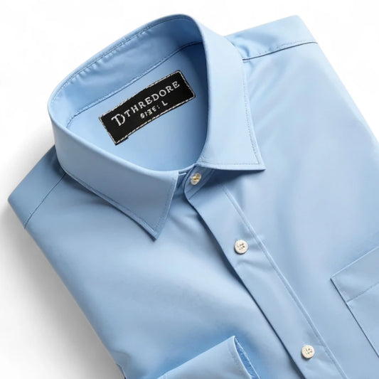 sky blue formal shirt