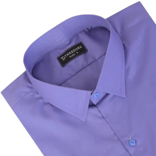 Periwinkle Blue Formal Shirt for Men