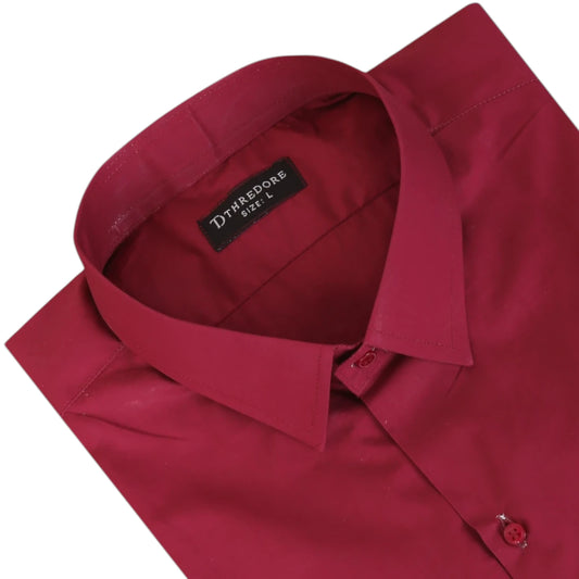 Maroon Formal Shirt for Men