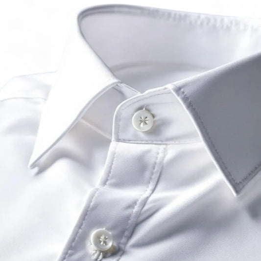 Pure White Formal Shirt for Men