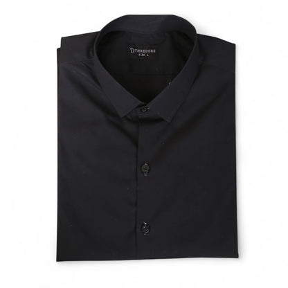 Plain Black Formal Shirt