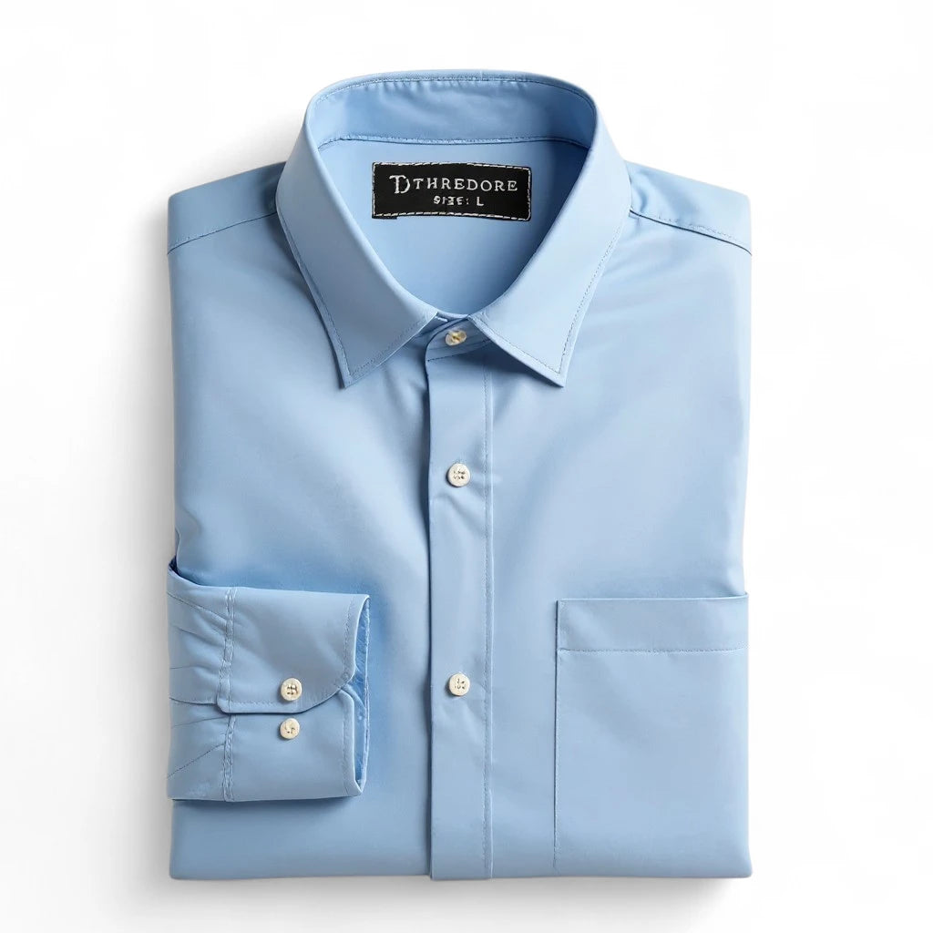 sky blue formal shirt