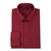 Men’s maroon formal shirt neatly folded with full sleeves