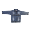 Girls denim jacket, t-shirt and jeans 3-piece outfit set